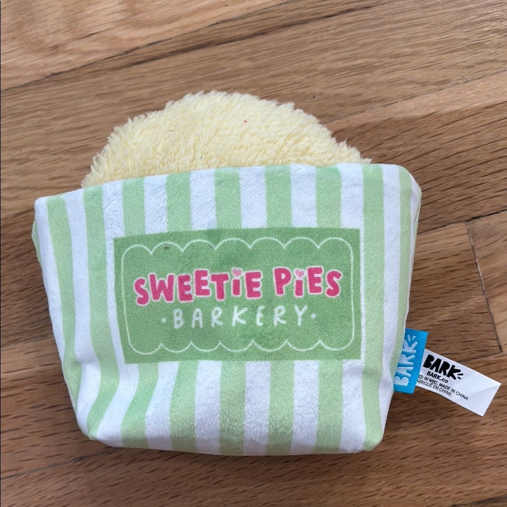 Only Plush with Lime Stripes and Tangerine Top